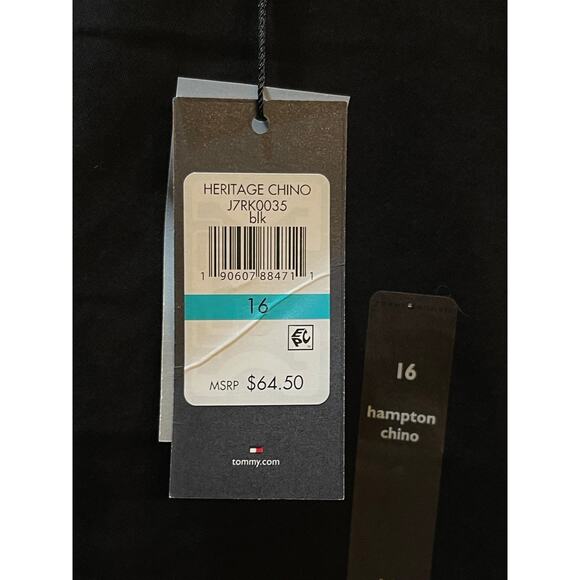 Tommy Hilfiger Hampton Chino Stretch Slim Size 16 - Picture 7 of 10